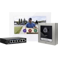 ABUS ModuVis Set S Video-Türsprechanlage LAN, WLAN Komplett-Set Grau-Aluminium