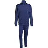Adidas Sportswear Basic 3 Stripes Tricot Trainingsanzug - dark blue/black, S