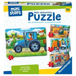 Ravensburger - ministeps - Mein allererstes Puzzle: Fahrzeuge