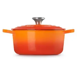 Le Creuset Signature Bräter 18 cm rund ofenrot