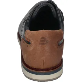 BULLBOXER Halbschuhe Herren Navy/Braun 43