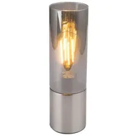 GLOBO Tischleuchte Annika 21000N in Grau max. 25 Watt