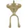 Kludi Gabelhaken 7673345-00 Adlon messing