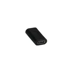 EFB EBUSBC-C-FF USB 3.2 Typ-C Adapter, Typ-C Buchse - Typ-C Buchse, schwarz EBUSBCCFF