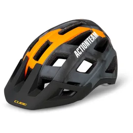 Cube Badger X Action Team Mtb-helm - Grey / Orange - M