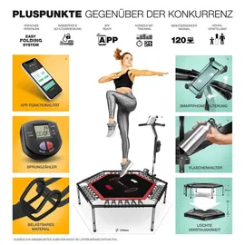 Sportstech HTX100 137 cm inkl. Pulsgurt schwarz