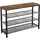 VASAGLE Schuhregal 100 x 72 x 30 cm offen / schwarz