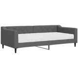 vidaXL Tagesbett mit Matratze 90 x 200 cm grau