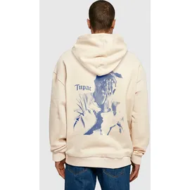 MERCHCODE Mister Tee Tupac Me against the World Ultra Heavy Oversize Hoodie - Beige