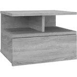 vidaXL Nachtschrank Hängend 40 x 31 x 27 cm Grau