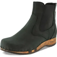 Woody Damen Jutta Clog Stiefelette, Nero, 42 EU