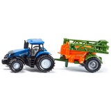 SIKU 1668 - Traktor mit Feldspritze blau/grün 1:87