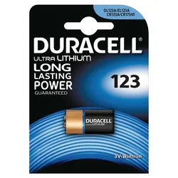 Duracell Batterie CR123, 3,0 V