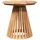 vidaXL Gartenbeistelltisch Ø50x49,5 cm aus massivem Teakholz
