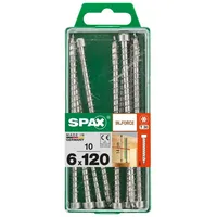 SPAX Zylinderkopfschrauben "IN.FORCE", T30, WIROX-beschichtet, P3J, 10 Stk.