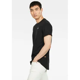 G-Star Lash Ribbed Kurzarm-T-Shirt Dark Black II M