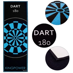 Kingpower Dartmatte Dart Matte Dartteppich Turnier Matte Dartmatte Teppich Darts 2 Größen blau 80 cm x 237 cm