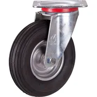 VARIOfit Lenkrolle 200 x 50 mm Schwarz