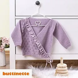 Strickanleitung – Wickel-Jäckchen aus Woll Butt Inessa