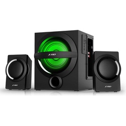Fenda Multimedia Bluetooth Speakers F&D A140X (2.1 Channel Surround, 12Wx2+13W, 160Hz~20kHz, Subwoof, PC Lautsprecher, Schwarz