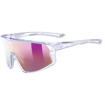 Uvex Sports, Unisex, Sportbrille, skyryse (Clear Purple, mirror Lavender), Violett, transparent