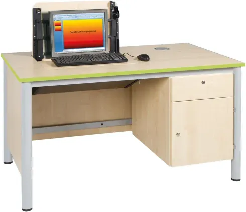Lehrer Computertisch, abschließbar