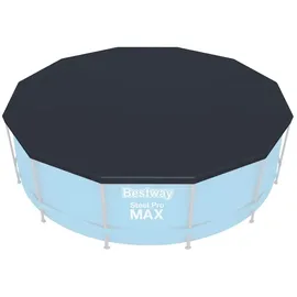 BESTWAY Flowclear Pool-Abdeckplane grau 366 cm