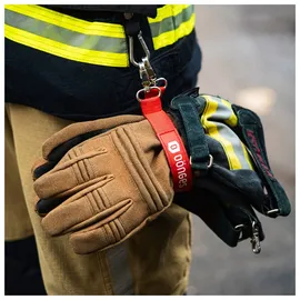 Dönges Handschuhhalter mit Klettverschluss und Karabiner, 30 cm