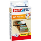 Tesa Insect Stop SUN PROTECT Moskitonetz Fenster Silber