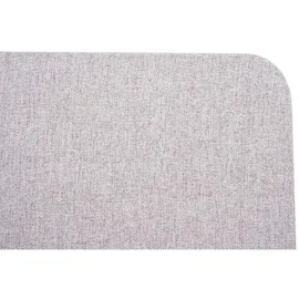 Proregal Akustik-Tischtrennwand HxBxT 60x120x2 cm Doppelwandig Stoff Grau Büro-Sichtschutz Schreibtisch Pinnwand