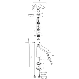 Hansgrohe Talis E 110 Einhandmischer chrom 71710000