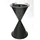 Szagato Standaschenbecher Diabola 71x40cm graphit SZAGATO Made in Germany Aschenbecher BxHxL: 40 x 71 x 40 cm für innen/überdachter Außenbereich - silberfarben