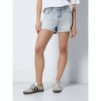Noisy May Moni Az359lb Kurze Jeans - Light Blue