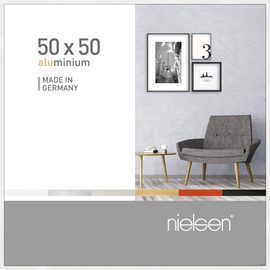 Nielsen Aluminium Bilderrahmen Pixel, 50x50 cm, weiß