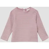 s.Oliver Langarmshirt mit Glitzerstreifen und Zierschleife - 68