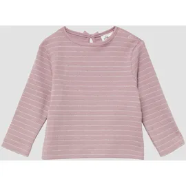 s.Oliver Langarmshirt mit Glitzerstreifen und Zierschleife - 68