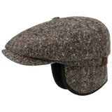 Stetson Flat Cap (1-St) Flatcap mit Schirm grau 60 cm