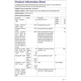 Bauknecht WAT Prime 6 L3 Toplader (6 kg, 1200 U/min)