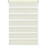GARDINIA Doppelrollo 45 x 150 cm Creme