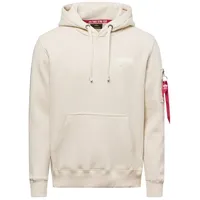 Alpha Industries Back Print Kapuzenpullover - vintage white -