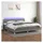 vidaXL Boxspringbett 200 x 200 cm Dunkelgrau