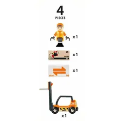BRIO World - Gabelstapler