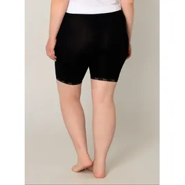 Base Level Curvy "Audrey", Damen, Gr. 44, N-Gr, schwarz, Jersey, Obermaterial: 94% Viskose, 6% Elasthan, unifarben, Basic, figurbetont kniebedeckend, Hosen