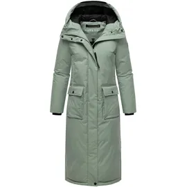 Navahoo Mantel Wolkenfrost XIV mint / schwarz L