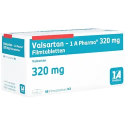VALSARTAN-1A Pharma 320 mg Filmtabletten 98 St
