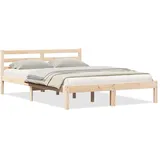 vidaXL vidaXL, Bettgestell mit Kopfteil 140x220 cm)