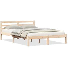 vidaXL vidaXL, Bettgestell mit Kopfteil 140x220 cm)