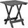 vidaXL Gartentisch Klappbar 58 x 45 x 50 cm Anthrazit/Grau