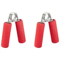 Relaxdays 8x Fingertrainer rot