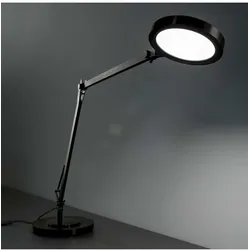 Futura tl1, schwarze technische Tischlampe, Ideal Lux
